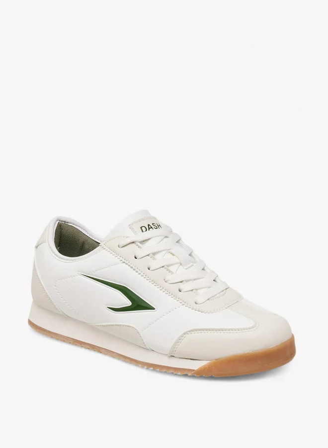 Dash Women Logo Print Sneakers with Lace-Up Closure