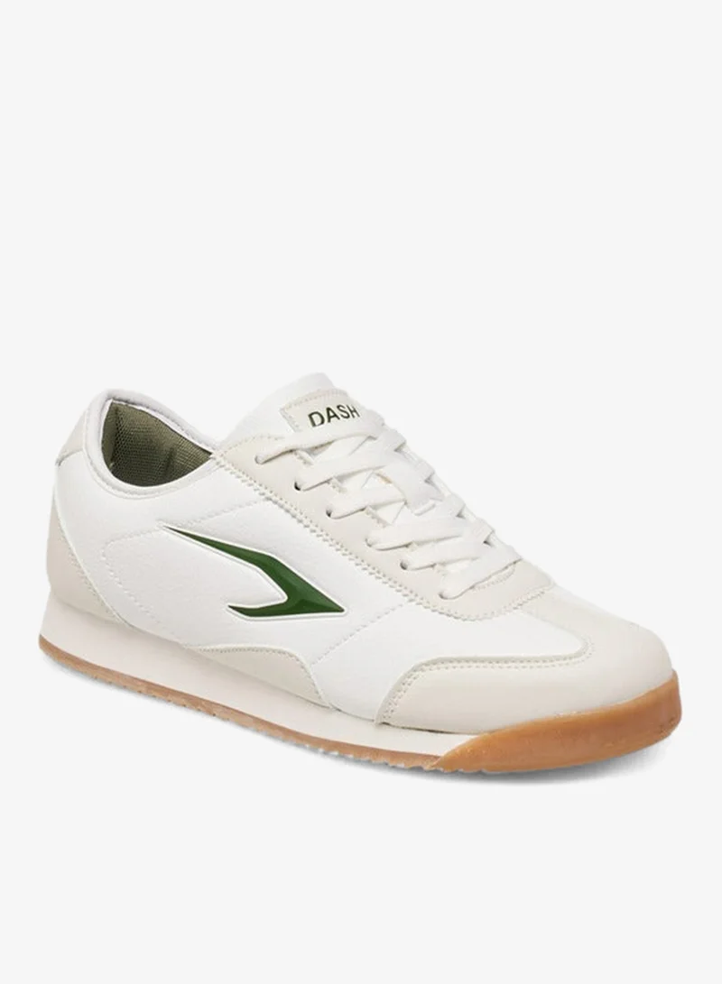 Dash Women Logo Print Sneakers with Lace-Up Closure