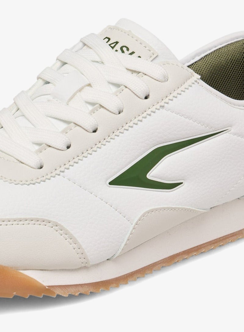 داش سنيكرز نسائي بطبعة شعار وإغلاق برباط - Image 4