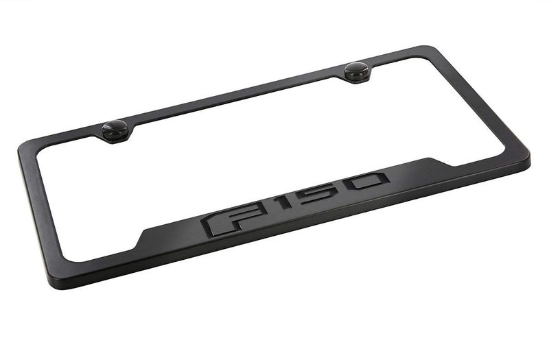 Ford License Frame Inc. Ford F 150 Blacked Out Style Metal License Plate Frame - Image 5