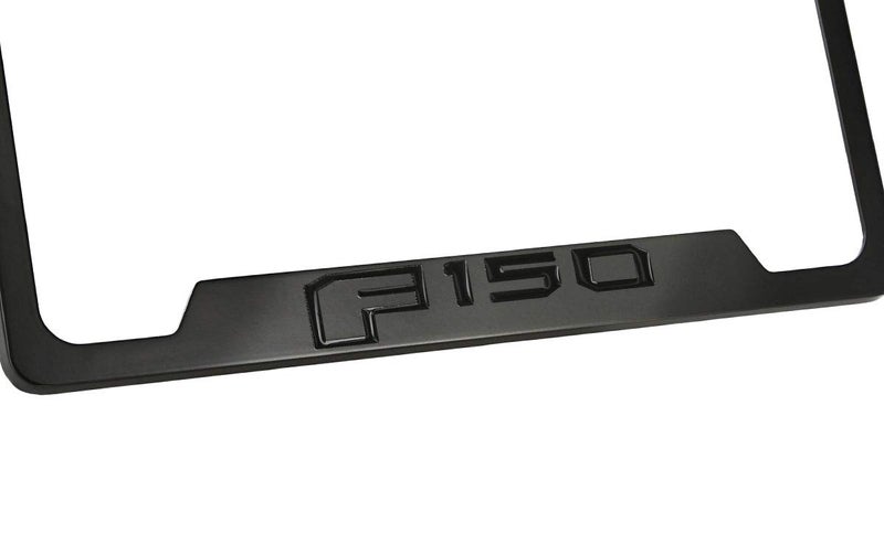 Ford License Frame Inc. Ford F 150 Blacked Out Style Metal License Plate Frame - Image 3