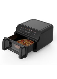 Badraig Air Fryer With Screen 10 Liters of 2000 watts Double Heat Technology - Clear Window for Easy Viewing | Black  - Image 5