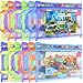 YOPCDJ 12 Pack Mesh Zipper Pouch Bags DoubleLayer Nylon Puzzle Bags Breathable See Through Zipper Pouch with Handle for Classroom Organization and Storage Board Game Storage - Image 3