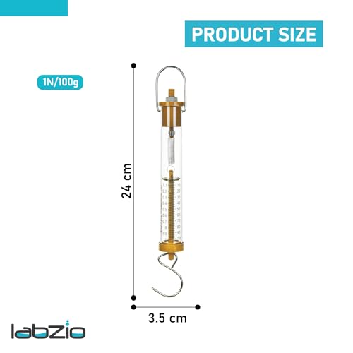EISCO - Newton Force Meter/Spring balance/Dynamometer with Dual Scale labelled (100g) - Image 2