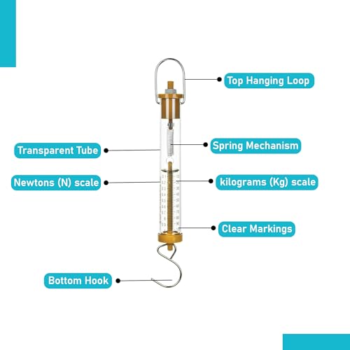 EISCO - Newton Force Meter/Spring balance/Dynamometer with Dual Scale labelled (100g) - Image 3