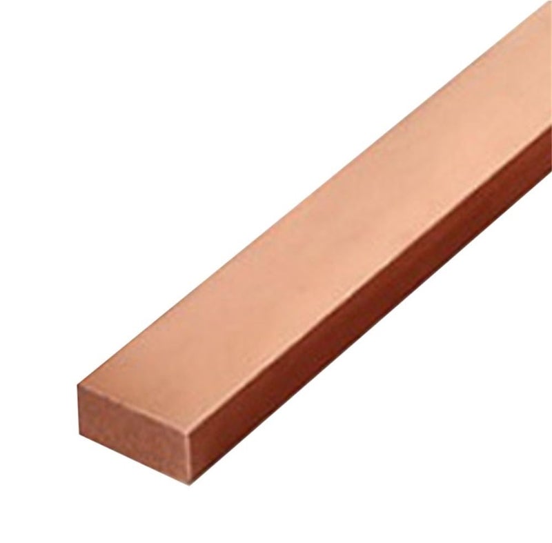 Pure Copper Flat Bar Strip 3x20x100mm T2 Red Plate Mill Stock 1pc - Image 1