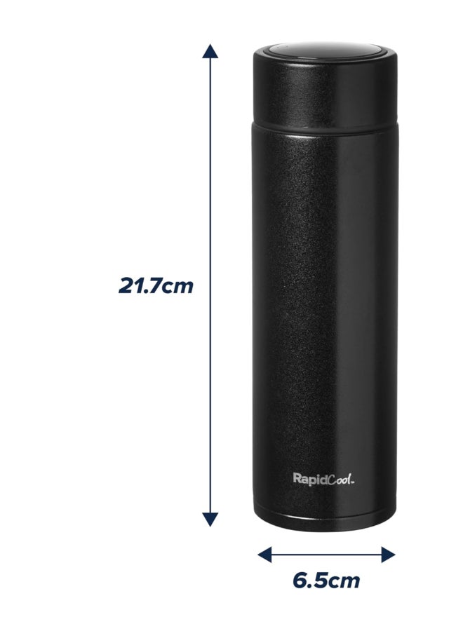 Nuby Rapid Cool Flask, Baby Formula Cooling Flask for Fast and Safe Bottle Preparation, Portable Feeding Essential, Black - Image 2