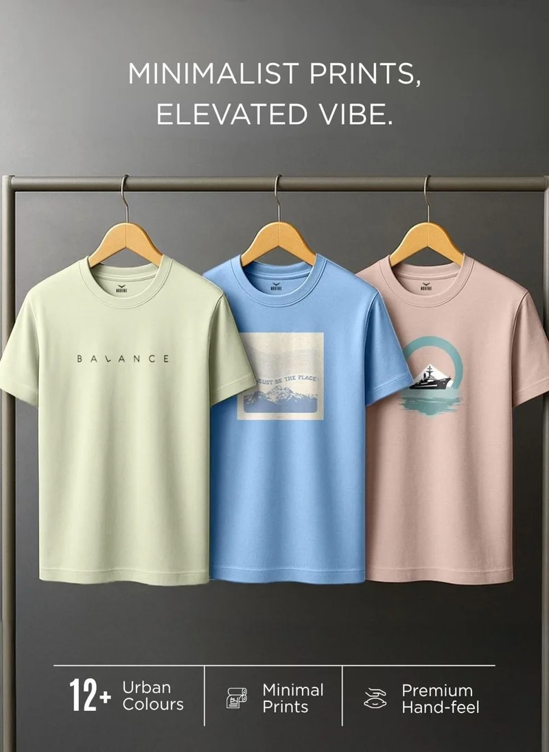 NOBERO  Nobero Men’s T-Shirt | Casual & Comfortable Everyday Wear for Men | Best Price UAE