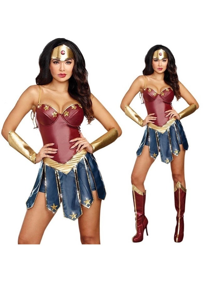 Halloween Costume Cosplay - Adult Cosplay Of Heroic Characters Stage Attire - Roman War God - Image 1
