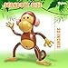 Playbees Large Inflatable Monkey 27 6 Pack Blow Up Animal Party Favors Inflatables Jungle Decor Monkeys for Baby Shower Safari Birthday Kids Toddlers Decorations Kids Animal Party Supplies - Image 4