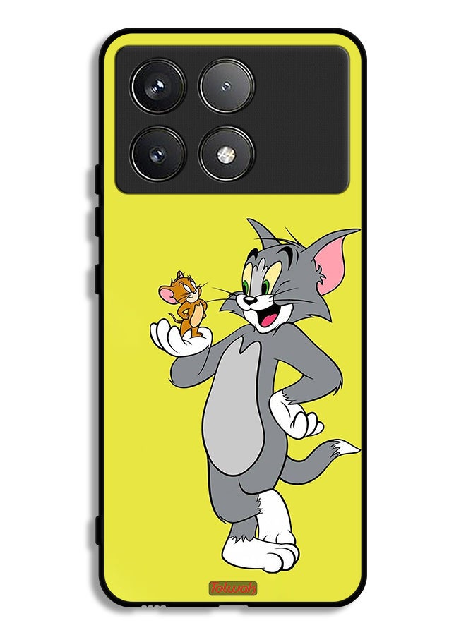 Tolwak Xiaomi Poco F6 Pro Protective Case Cover Tom And Jerry - Image 1