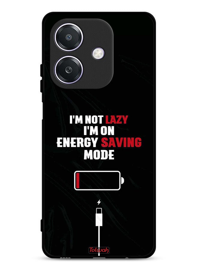 Tolwak Oppo A3 5G Protective Case Cover I Am Not Lazy I Am On Energy Saving Mode - Image 1