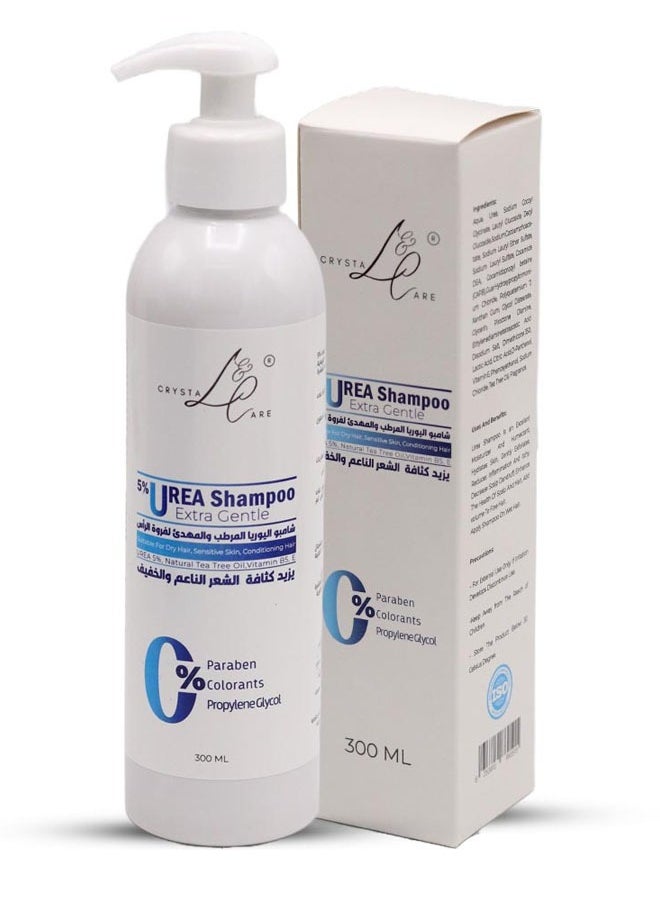 crystal & care - Urea Shampoo moisturizes and soothes the scalp - Image 1