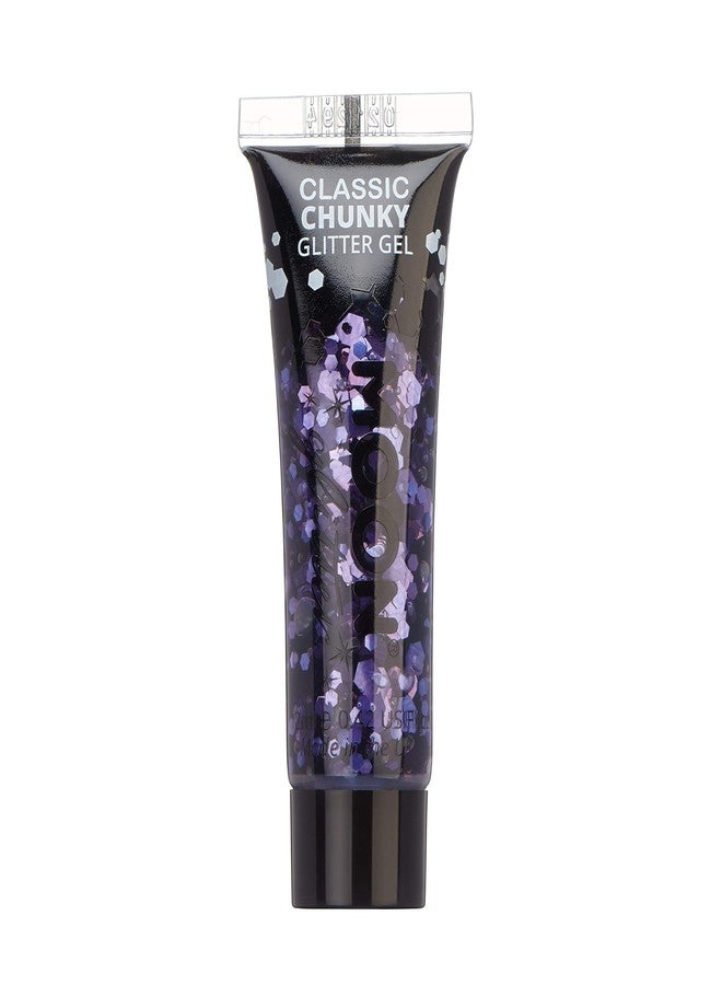 Moon Glitter Classic Chunky Glitter Gel, Lilac, Single, 12ml - Image 1