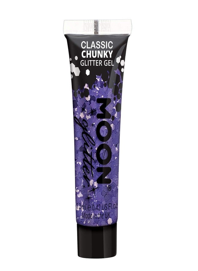 Moon Glitter Classic Chunky Glitter Gel, Lilac, Single, 12ml - Image 4