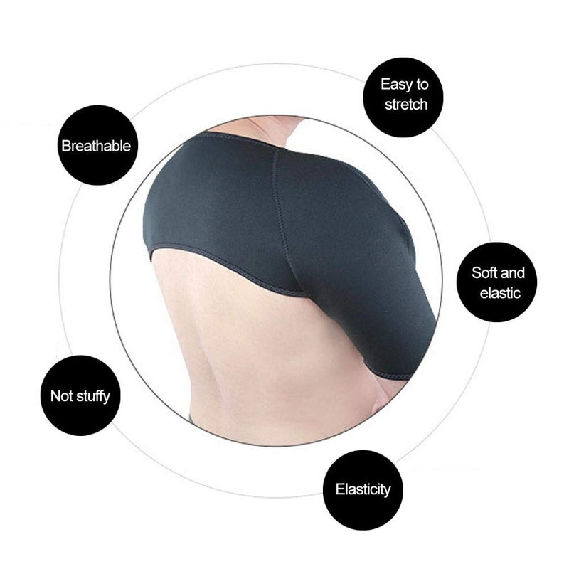 klarako Double Shoulder Support, Breathable Sports Shoulder Shoulder Pad Sports Shoulder Supports Shoulder Protector For Shoulder Supports For Body Care(M) - Image 5
