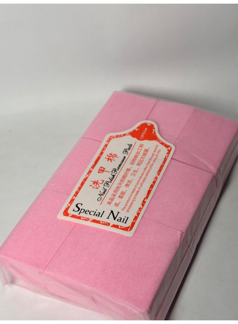 مناديل خالية من الوبر، مناديل مزيلة، مناديل قطنية بدون ألياف، تنظيف فني للأظافر، مانيكير وباديكير، أدوات جل، مناديل السليلوز، 1000 قطعة - Image 2