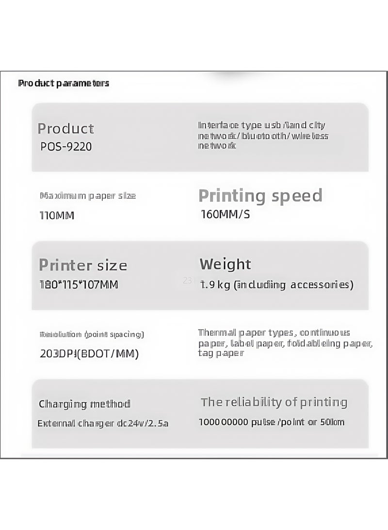 Claison Express E-Shipment Label Printer, Barcode Label Printer, Adhesive Thermal Label Machine  - Image 4