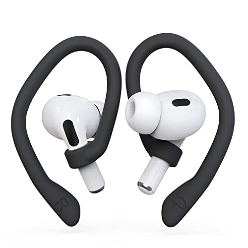 DamonLight Ear Hooks 2 Pairs for AirPods Pro 2 & 1, AirPods 4 & 3, Anti-Slip Comfortable Fit, Ergonomic Design, Accessories (Small, Black) - Image 5
