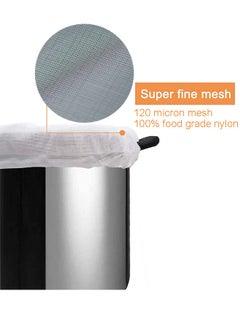 Generic Reusable Large 120 Micron Fine Mesh Brew Strainer Bag for Fruit Cider Apple Grape Wine Press Nut Milk  - Image 3