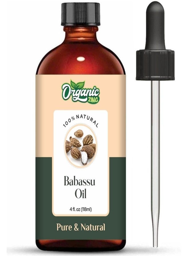 Organic Zing Babassu (Attalea Speciosa) Oil | Pure & Natural Carrier Oil for Skincare, Hair care & Massage - 118ml/3.99fl oz - Image 1