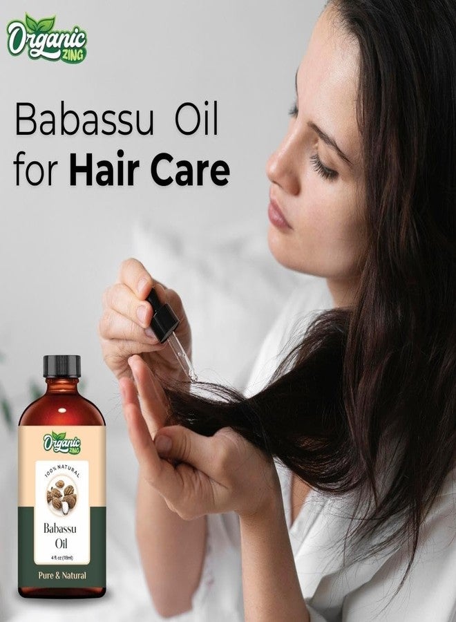 Organic Zing Babassu (Attalea Speciosa) Oil | Pure & Natural Carrier Oil for Skincare, Hair care & Massage - 118ml/3.99fl oz - Image 5