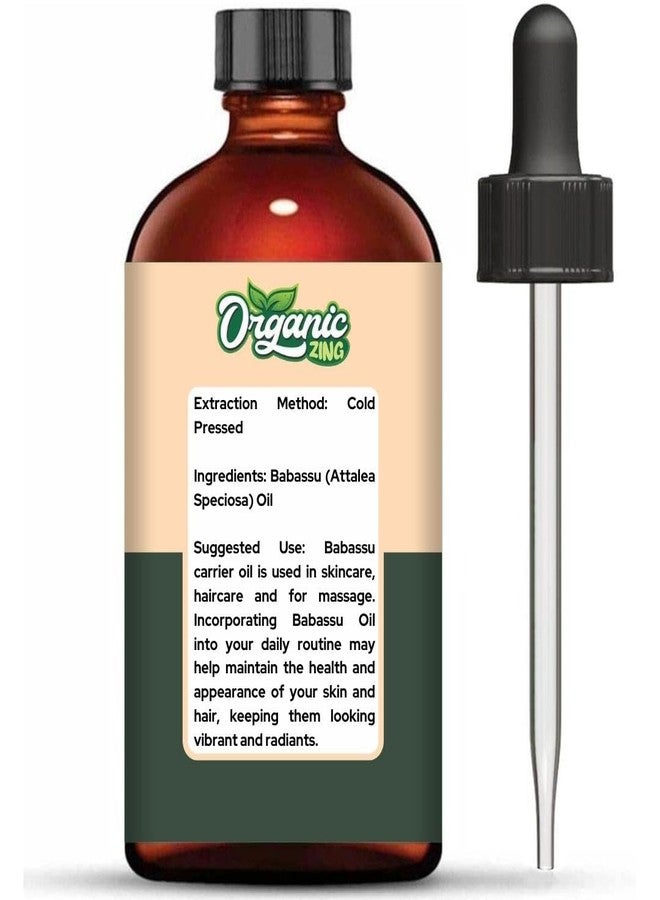 Organic Zing Babassu (Attalea Speciosa) Oil | Pure & Natural Carrier Oil for Skincare, Hair care & Massage - 118ml/3.99fl oz - Image 2