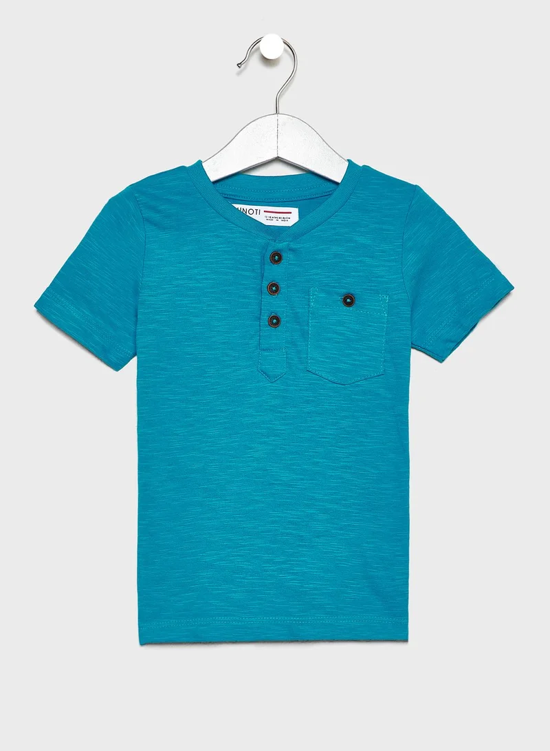 MINOTI Infant Henley T-Shirt