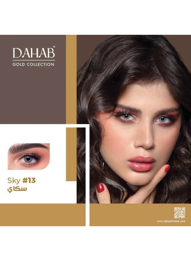 Dahab contact lenses, color (Sky) #13, for daily use - Image 2