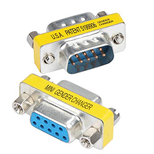 abcGoodefg 9 Pin RS-232 DB9 Male to Male Female to Female Serial Cable Gender Changer Coupler Adapter (10 Pack) - Image 2