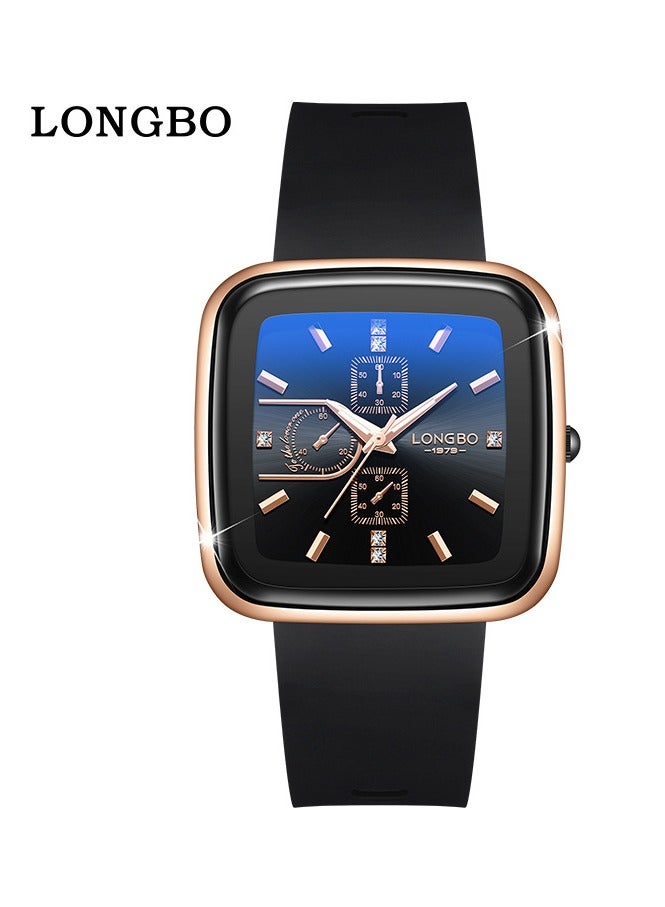 Longbo Women's New Silicone Strap Waterproof Watch - Image 1