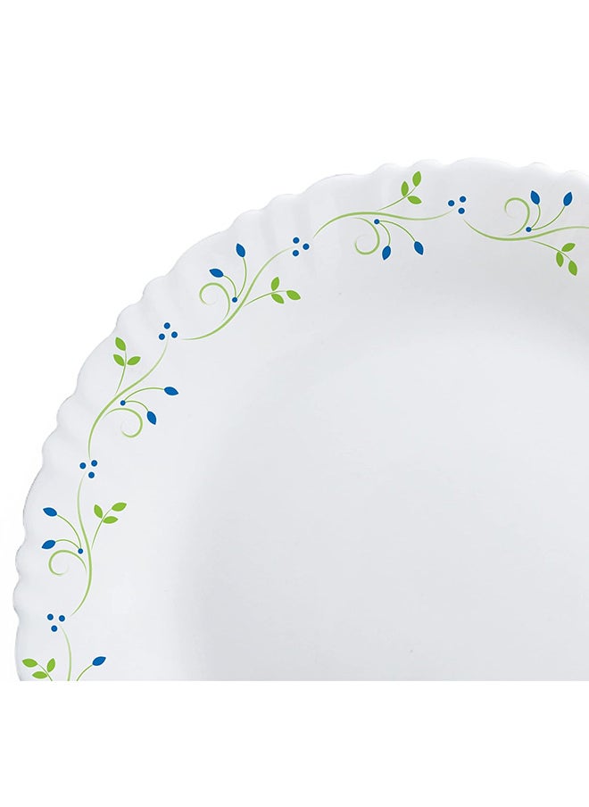 Cello Cello Opalware Dazzle Series Tropical Lagoon Dinner Set, 18 Units | Light-Weight, Daily Use Crockery Set for Dining | White Plate and Bowl Set  - Image 5