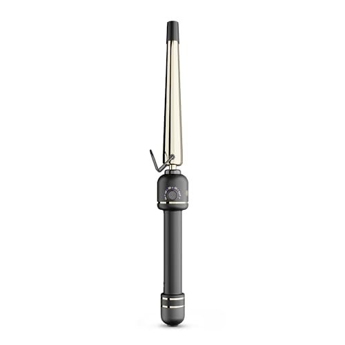 HOT TOOLS 24K Gold Extended Barrel Oval Tapered Curling Wand for Bouncy Curls | No Clamp for Quick and Easy Styling, Fan-Favorite 24K Gold Technology for Long-Lasting Results - Image 1
