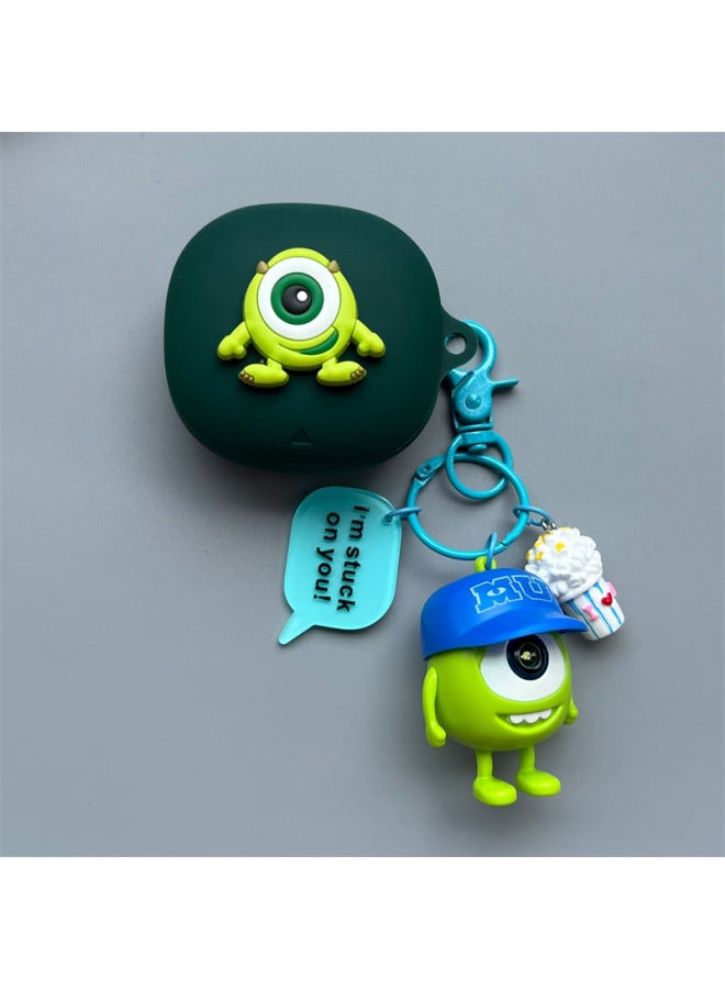 Suitable For Soundcore Liberty 4Pro Bluetooth Headset Protective Cover Silicone Cartoon 5 Soft Shell