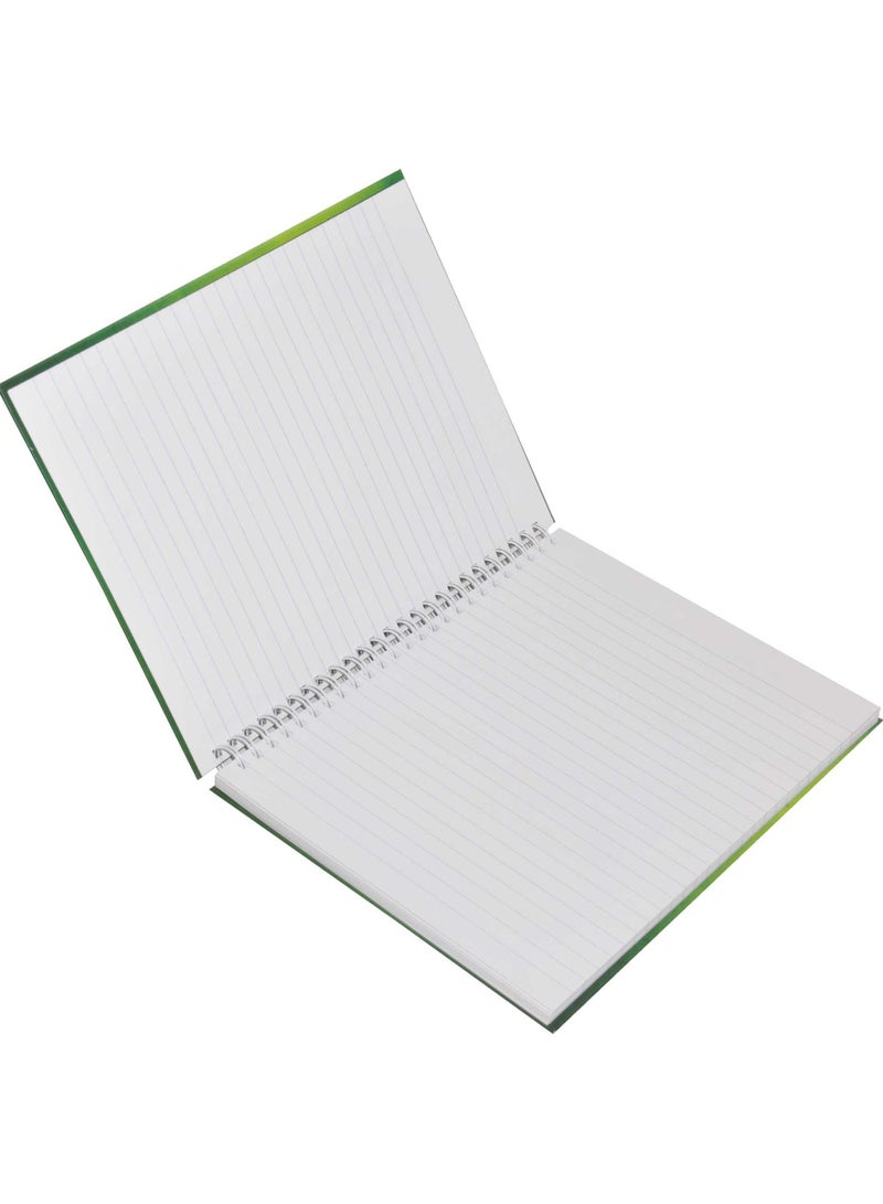FIS LIGHT Pack of 5  Spiral Hard Cover Note Book 100 Sheets. Size : 9X7 Inches (22.86 X 20.32 CM) -LINBS971001310 - Image 3