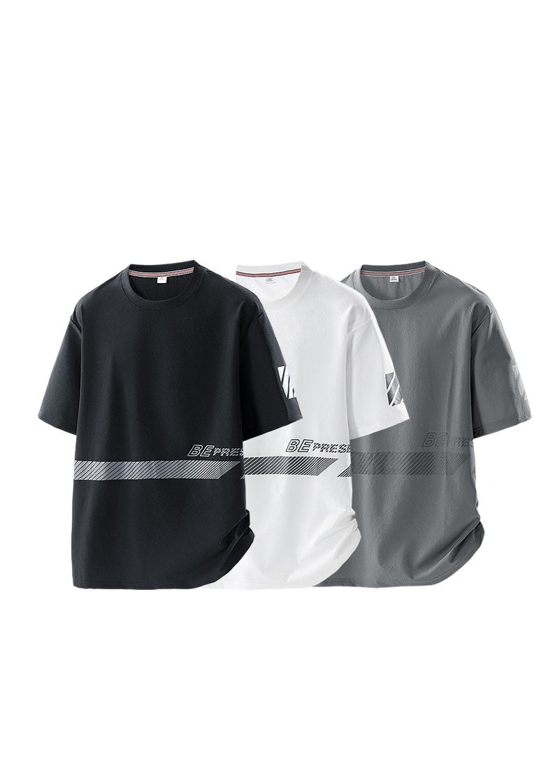 Nariele New Design Printed Ice Silk Dry T-shirt - Image 2