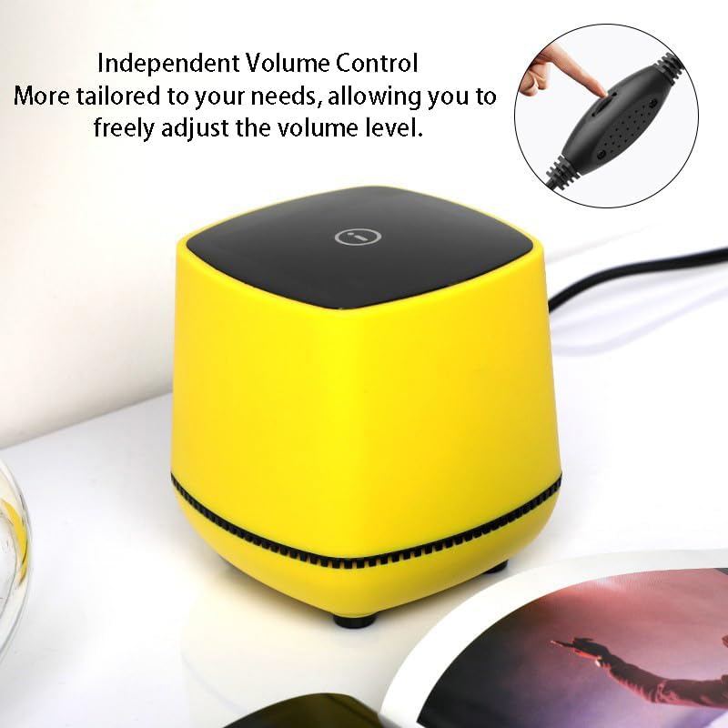 Mini Speaker Computer Speaker 360° Surround Stereo Sound Ideal for Home Offices - Image 2