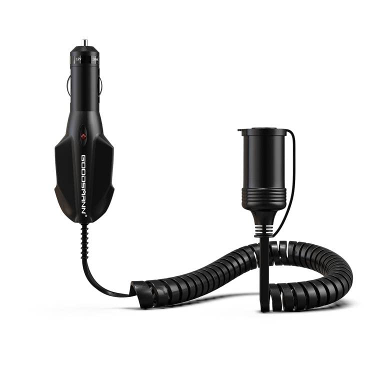 GOODSMANN Car Cigarette Lighter Extension Cord 10ft with Cigarette Lighter Plug Socket for Spotlight 9903-A101-01 - Image 1
