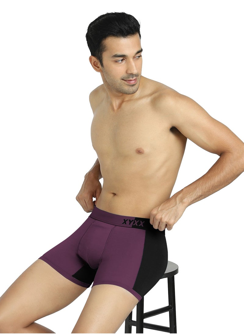 XYXX - Pack of 3 Dualist Intellisoft Micro Modal Color Blocked Colorblock Men Trunk - Image 1