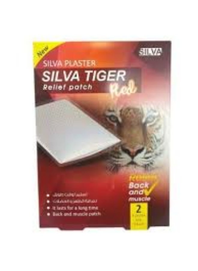 SILVA PLASTER RELIEF PATCH RED PLASTER SIZE (14*10) 2 PLASTER