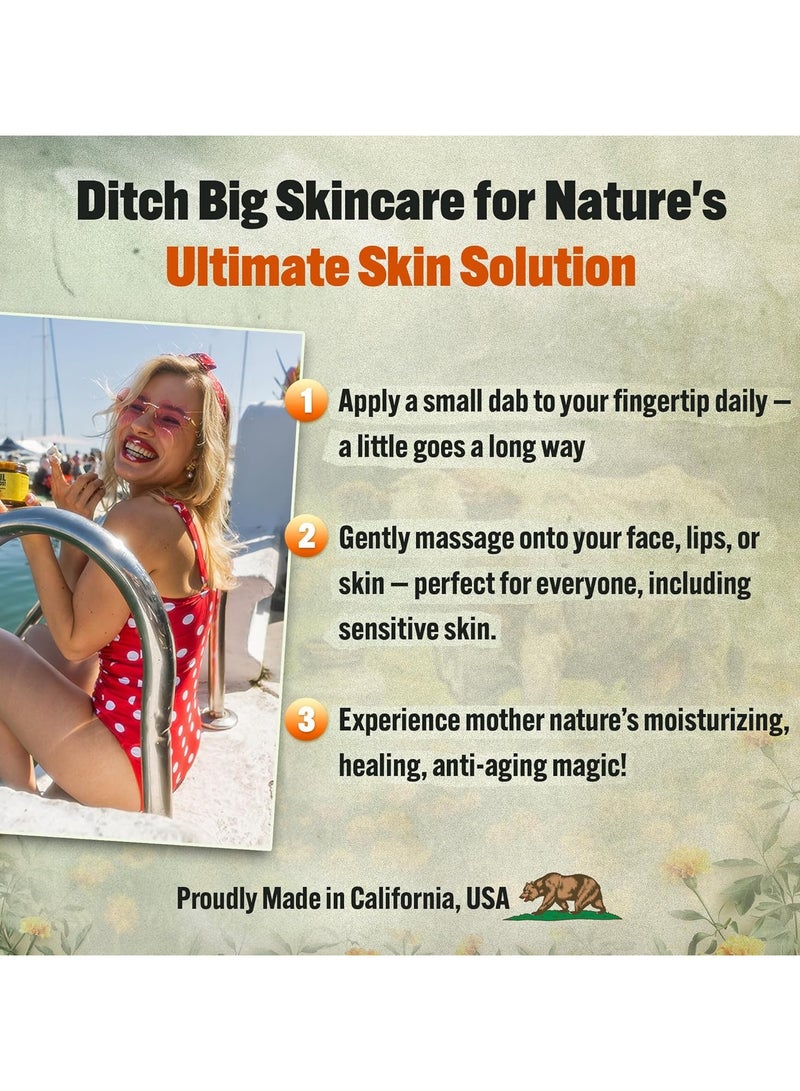 ATRJSZ Whipped Beef Tallow and Honey Balm Moisturizer for Skin, Face, Lips, Body - Unscented - Image 5