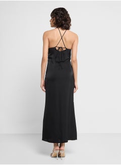 ELLA Halter Neck Slip Dress  - Image 2