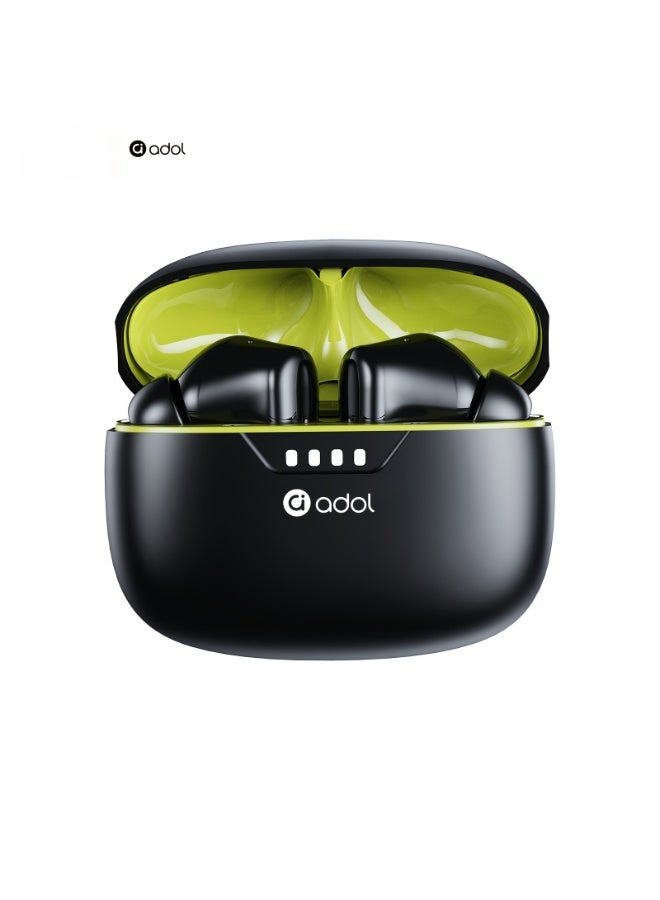Adol Wireless In-Ear Earbuds with Built-in Microphones and Charging Case, Clear Sound, Long Battery Life - Image 1