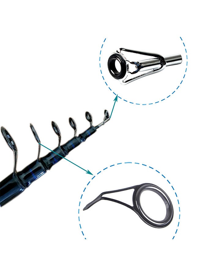 Generic 90pcs Fishing Rod Repair Kit Fishing Rod Guides Rings Tips Fishing Accessories - Image 2