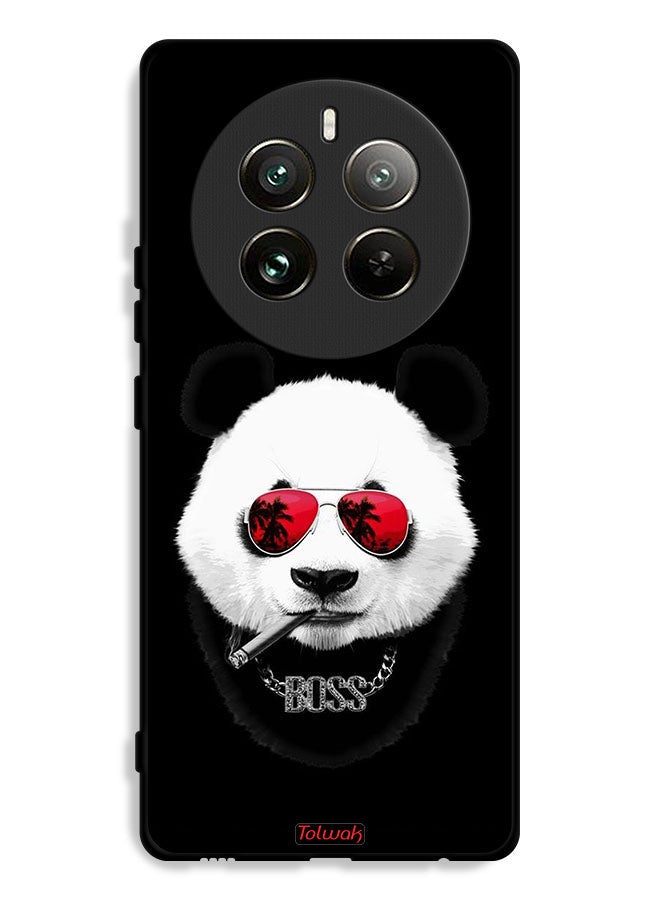 Tolwak Realme 12 Pro 5G Protective Case Cover Boss Panda - Image 1