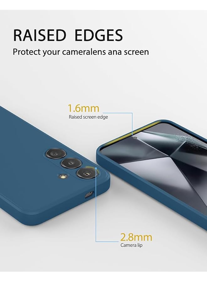 erorex Protective Slim Fit Case Liquid Silicone Cover With Full Body Protection Anti Scratch Shockproof Case For Samsung Galaxy S24 Plus Blue Pizza Dj Multicolour Mcplssgs24Pbluea514 - Image 2