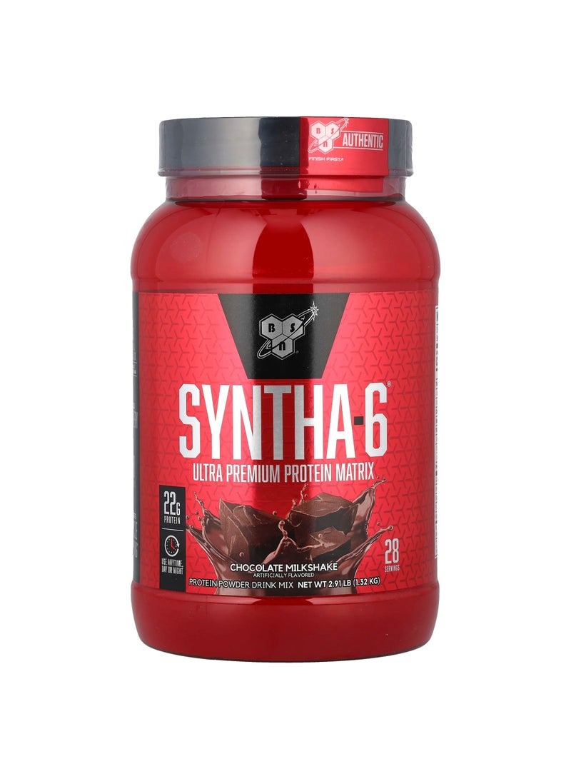 Syntha-6®, Ultra Premium Protein Matrix, Chocolate Milkshake, 2.91 lb (1.32 kg)
