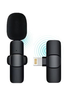 Wireless Lavalier Microphone for iPhone iPad Mini Mic for YouTube Facebook Live Stream TikTok Vlog Zoom Video Recording - Noise Reduction/No APP & Bluetooth Needed