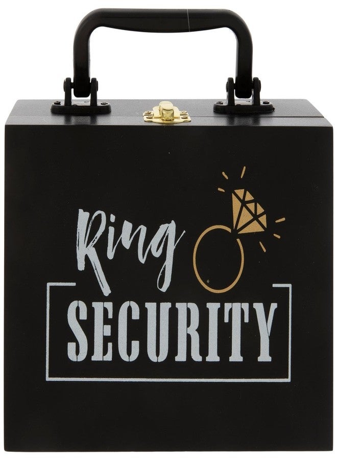 Hobby Lobby Ring Security Wood Briefcase Box - Image 1