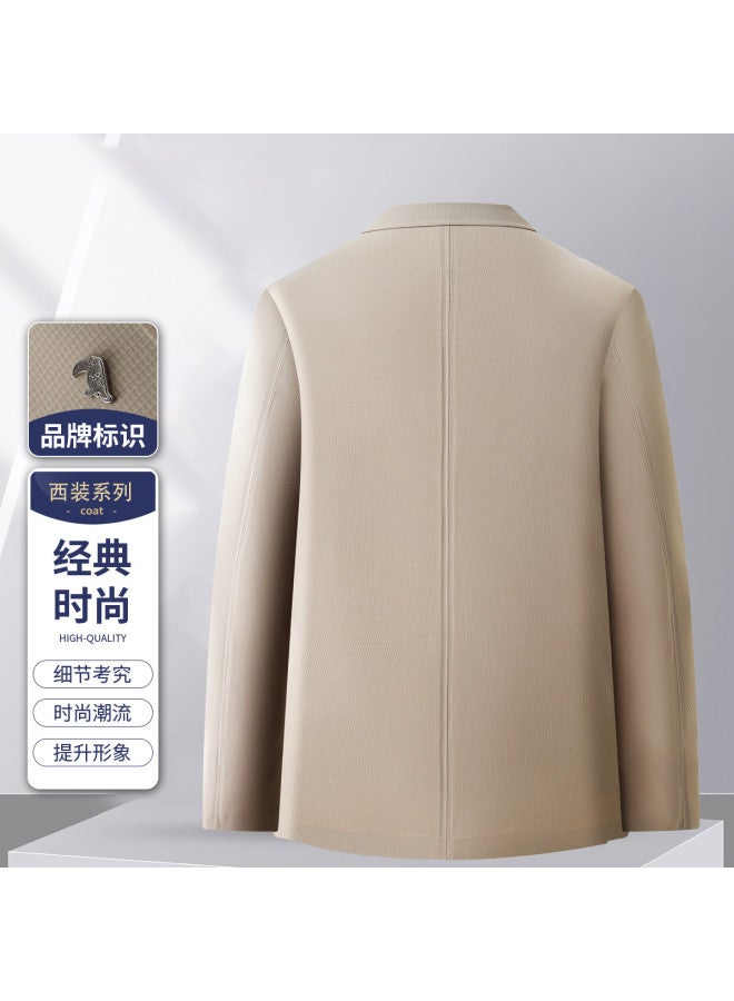 Tucano spring Lightweight Business Casual Blazer Solid Color Long Sleeve Single Jacket For Men - Image 3
